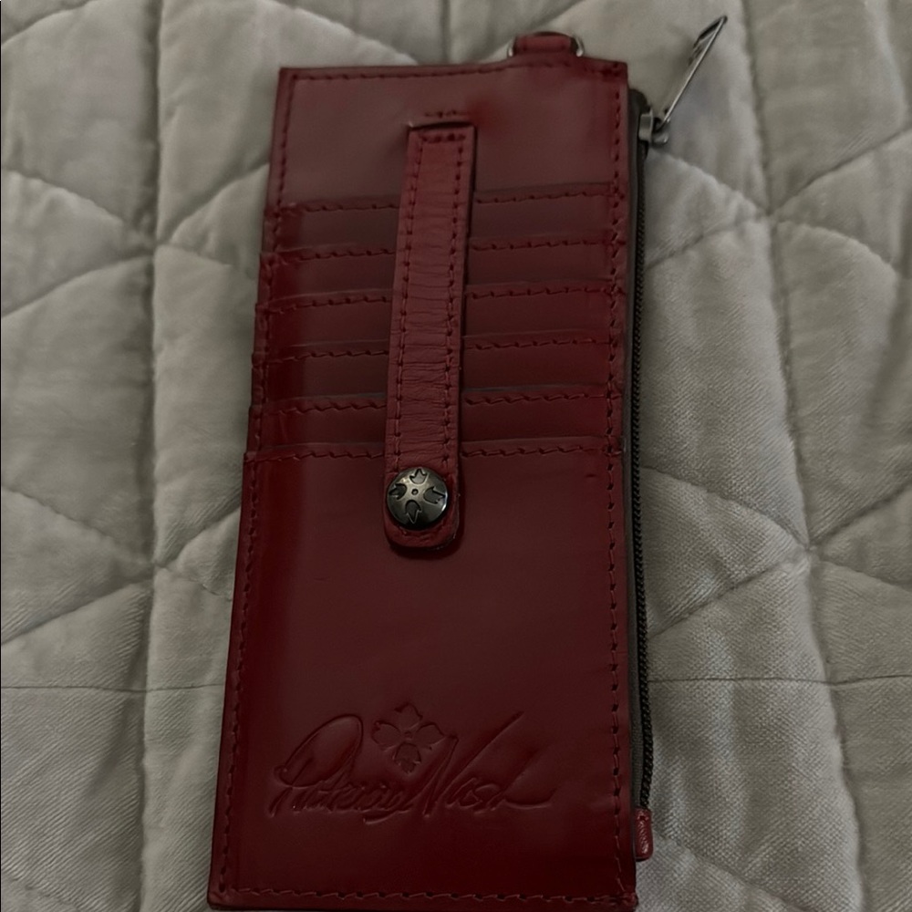 Patricia Nash Red Leather Wallet
